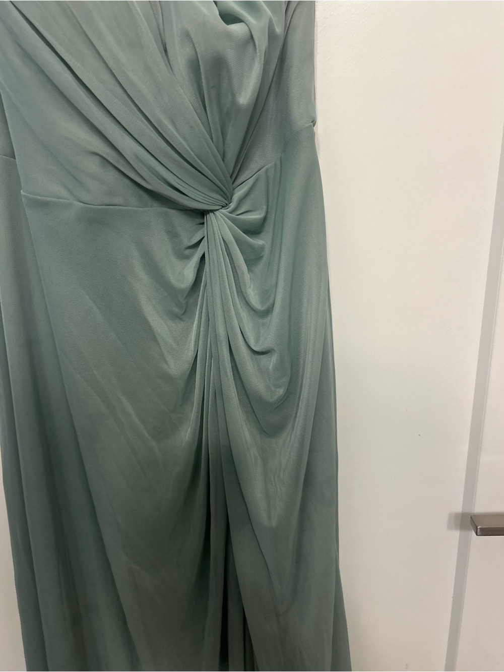Azazie Brooke Floor Length One-Shoulder Maxi Dress - Picture 8 of 14